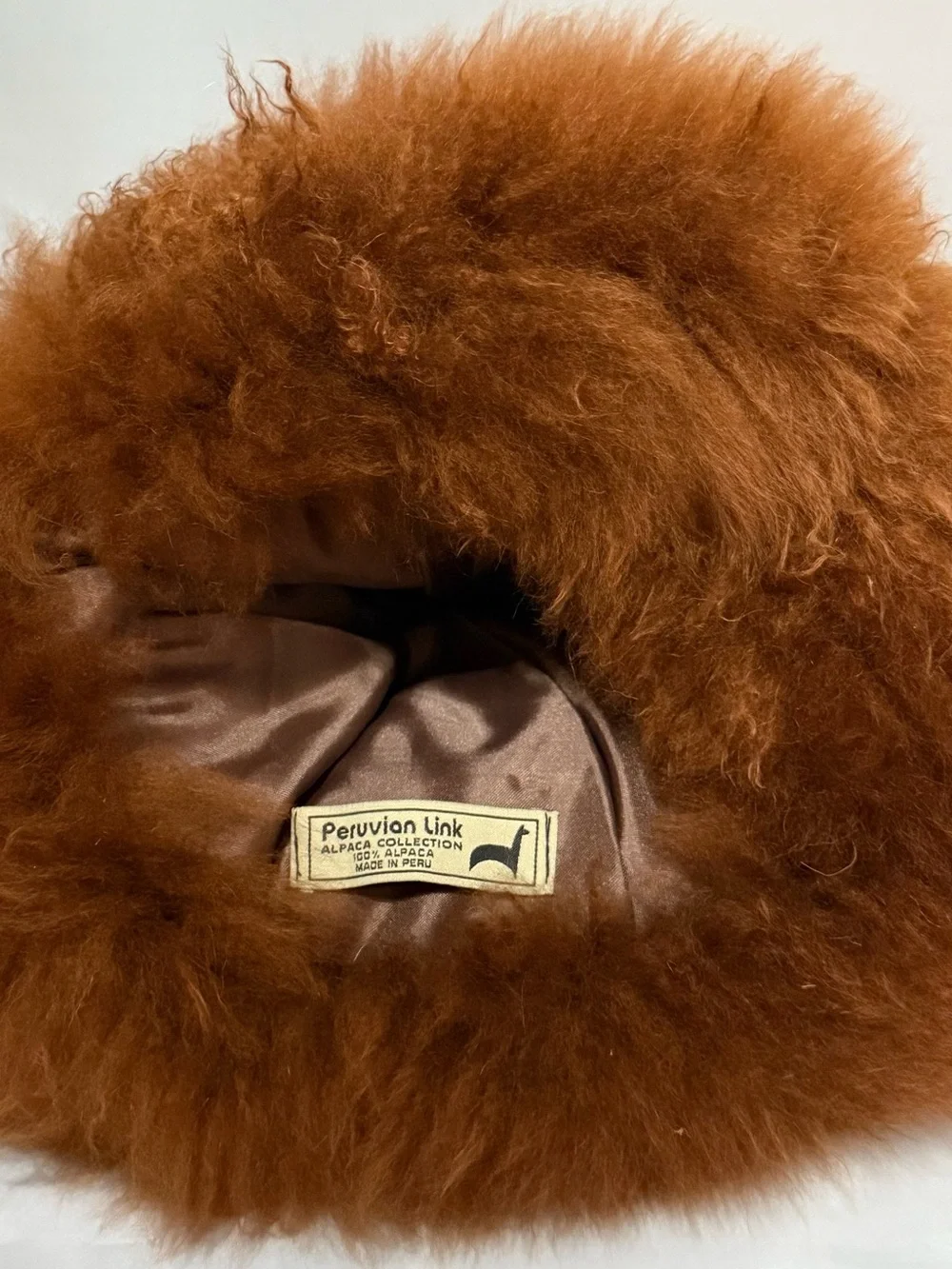 Peruvian Connection Alpaca Fur Vallnord Camel Brown Cossack Hat